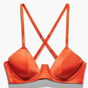 Sharp Satin Fashion Bra